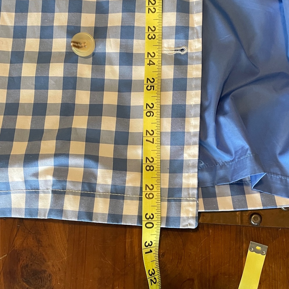 St. John's Bay Blue and White Plaid Blazer - Picture 13 of 16
